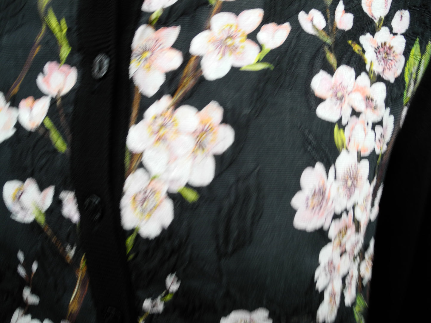 D&G gebloemd vestje zwart maat 40