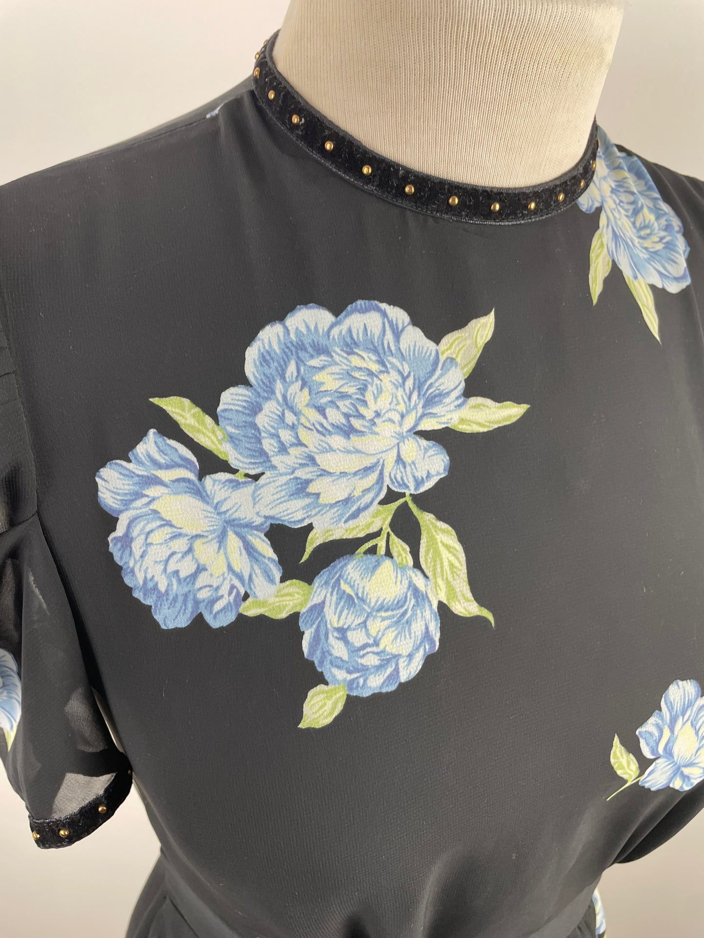 Topshop floral jurkje maat 34