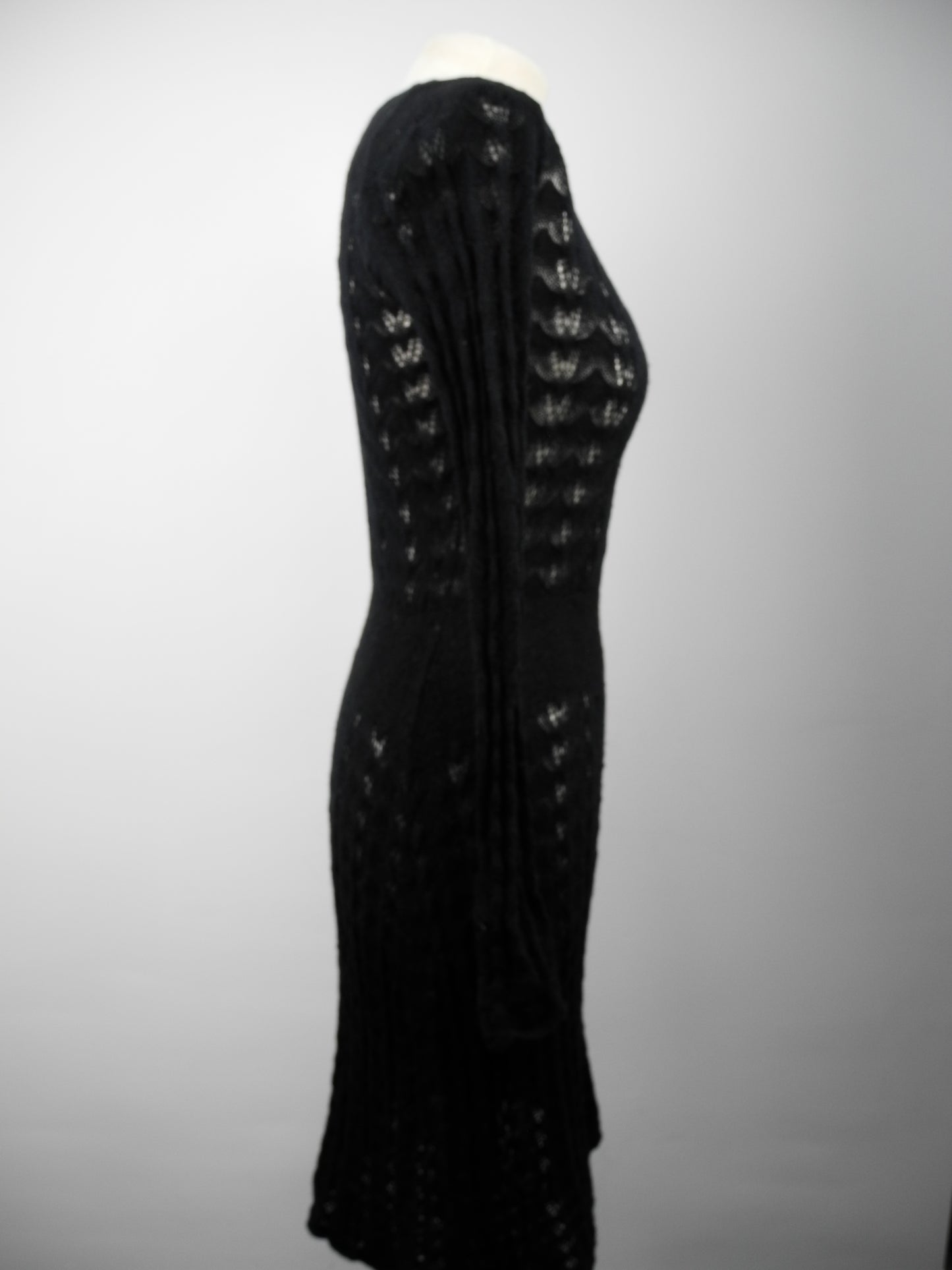 PRADA zwarte knit jurk maat M