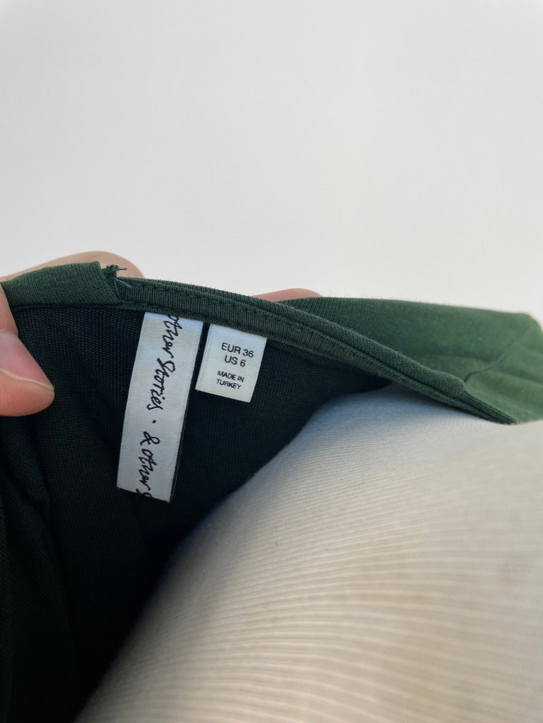 &Other Stories groene longsleeve maat 36