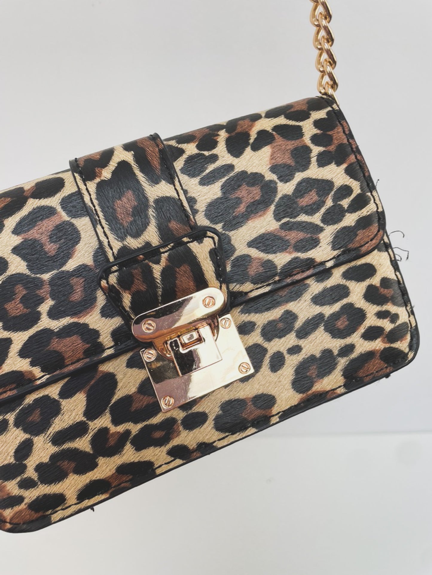 Accessorize mini luipaard crossbody tasje