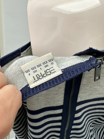 Esprit Trui maat XXL blauw/grijs