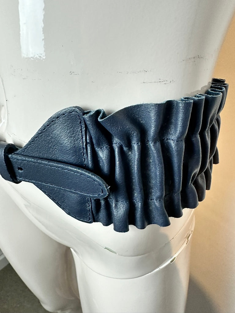 Riem - zwart, elastisch, strikdetail - XL