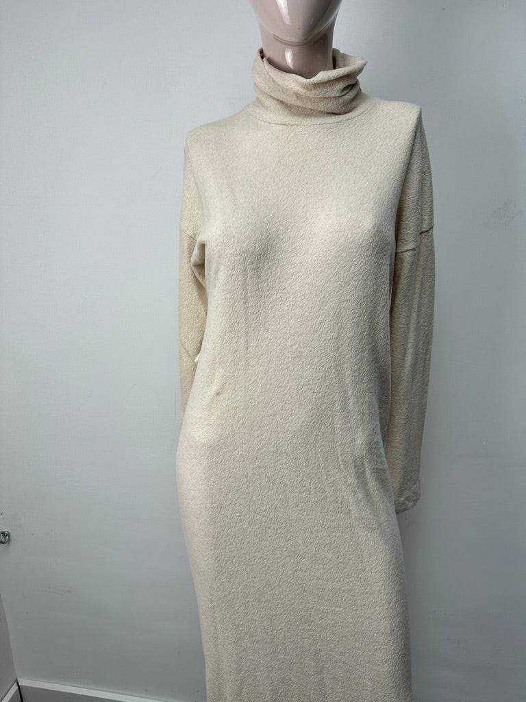 PENN& INK NY - Jurk - crème, col, midi-lengte - S