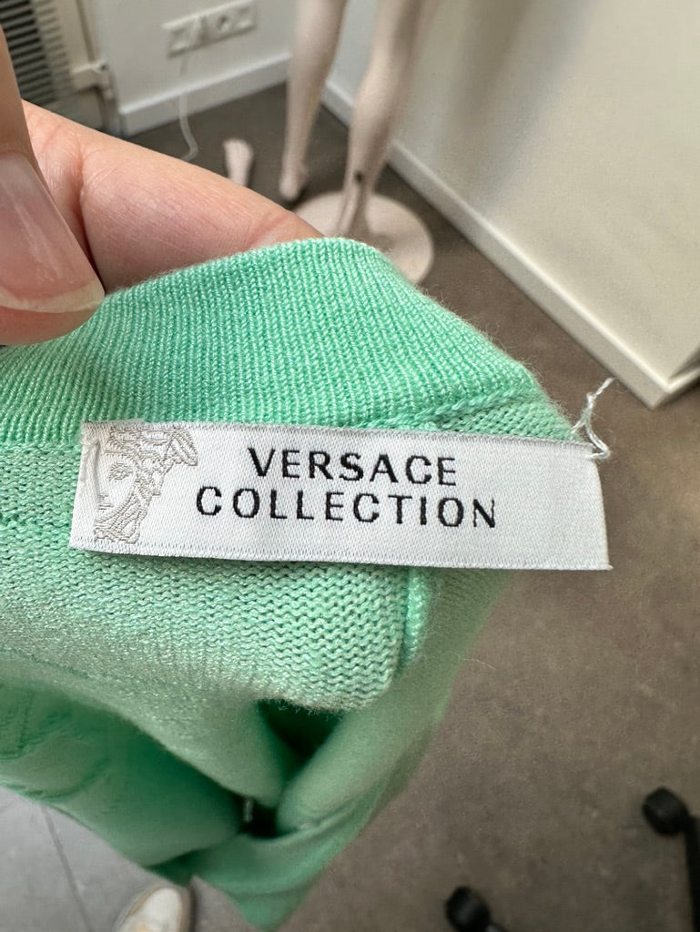 Versace collection groen vest maat M