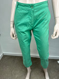 Moschino groene chino broek maat 40