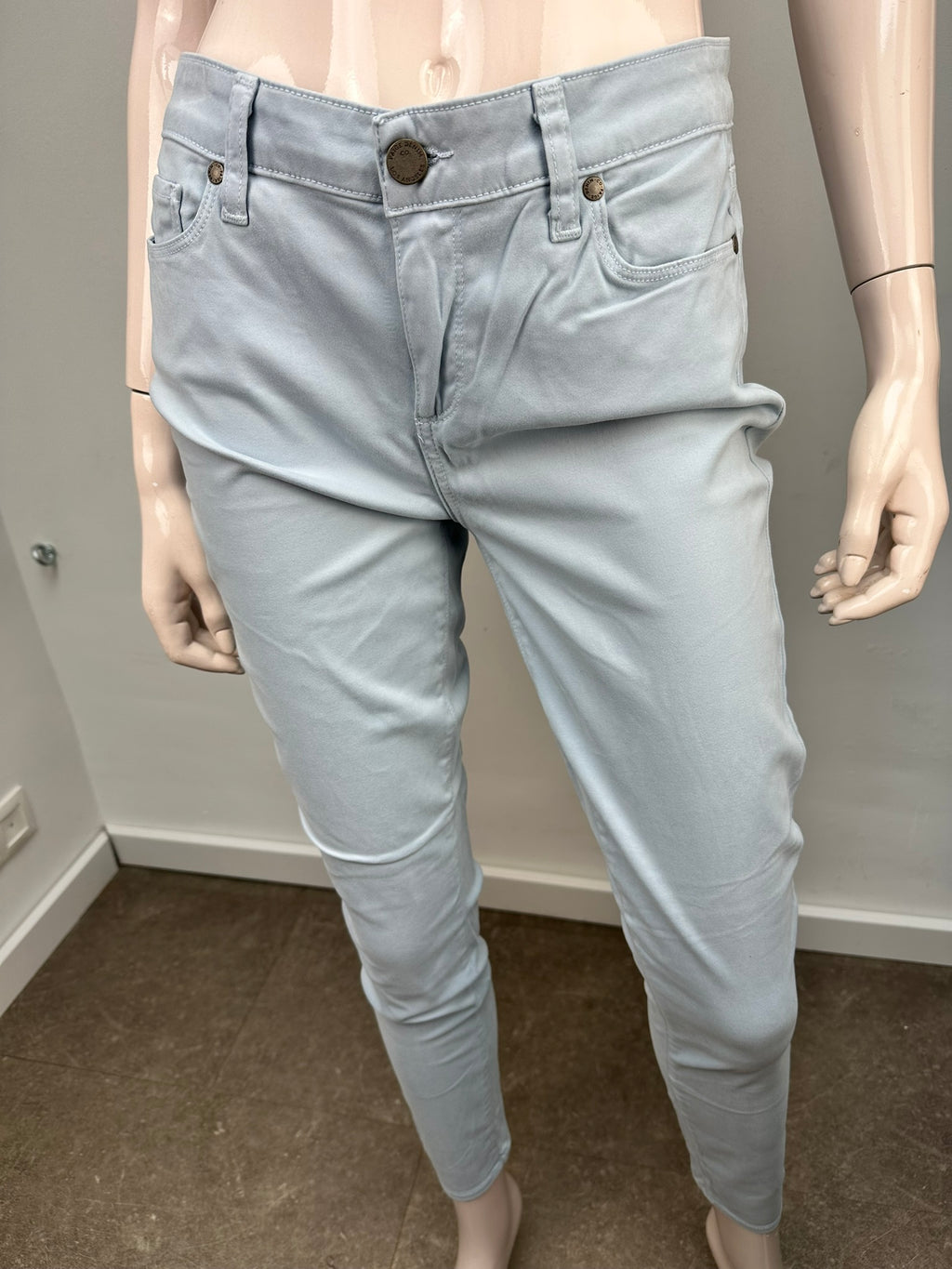 Paige blauwe straight fit broek maat 31