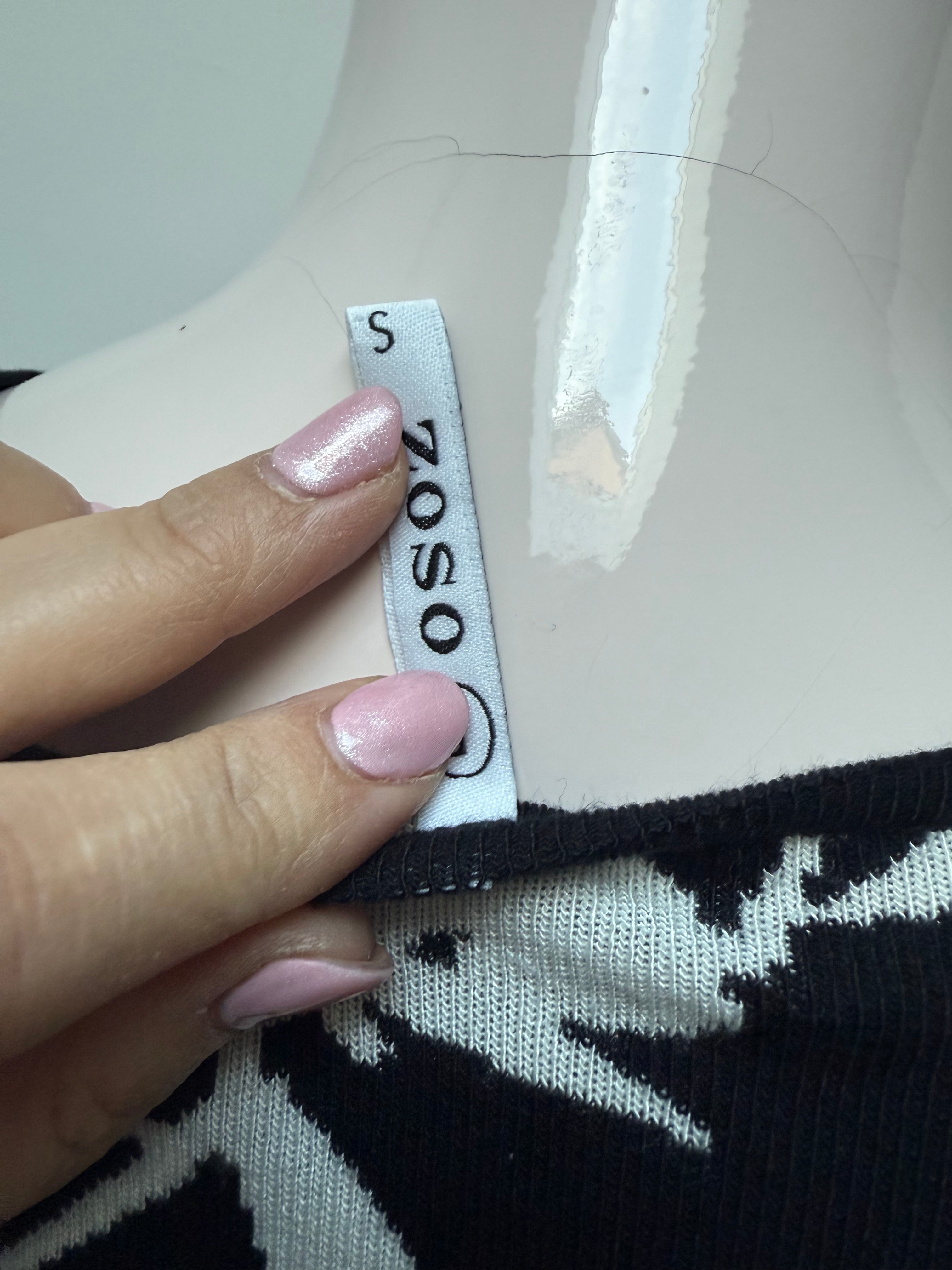 Zoso Vest maat S zwart; wit