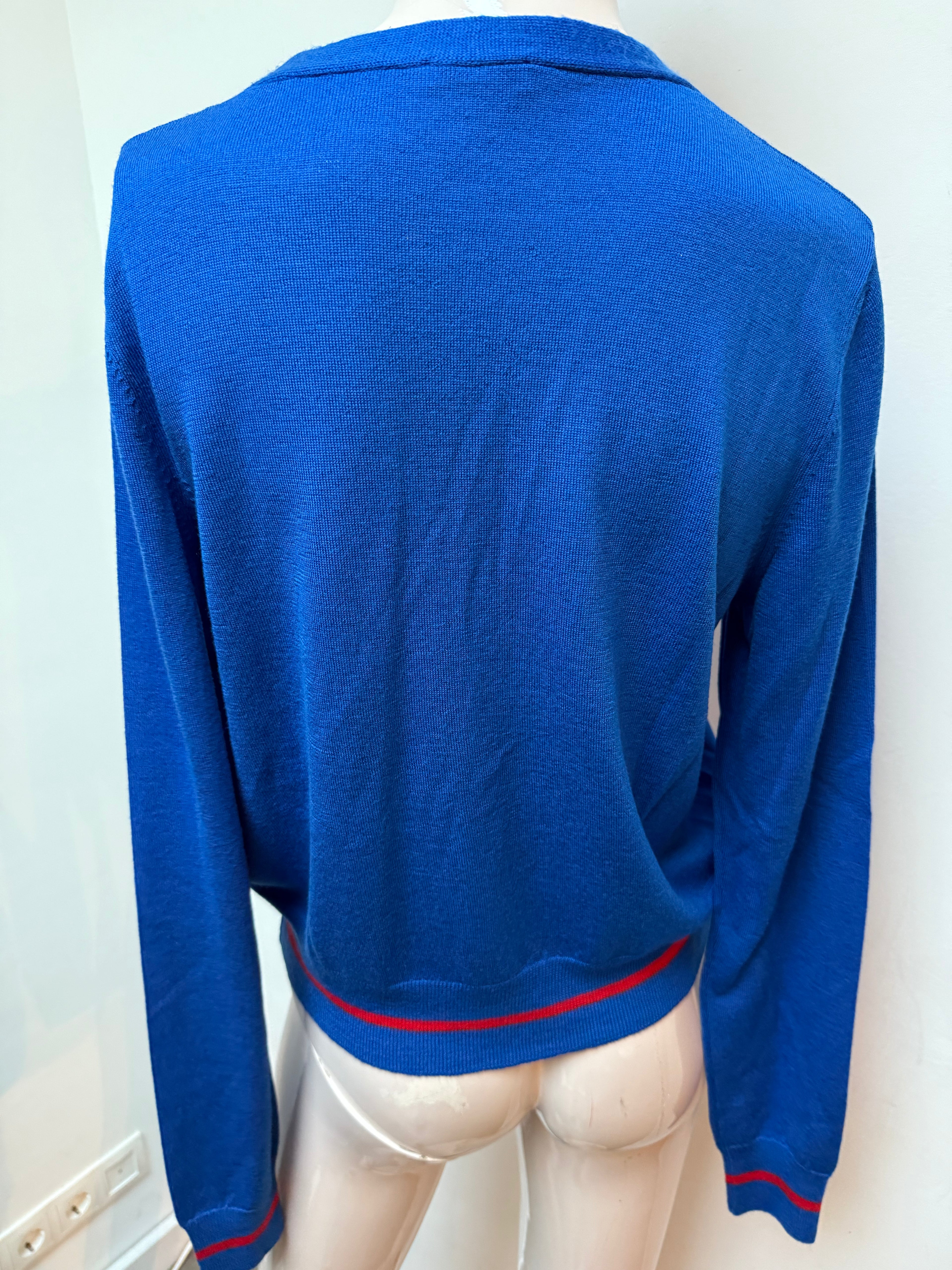 Riani vestje met lange mouw "Paris" blauw maat 36