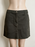 Fusalp - Rok - bruin/khaki, mini, badge-detail - S