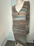 Sophia Perla gestreepte jurk maat XL