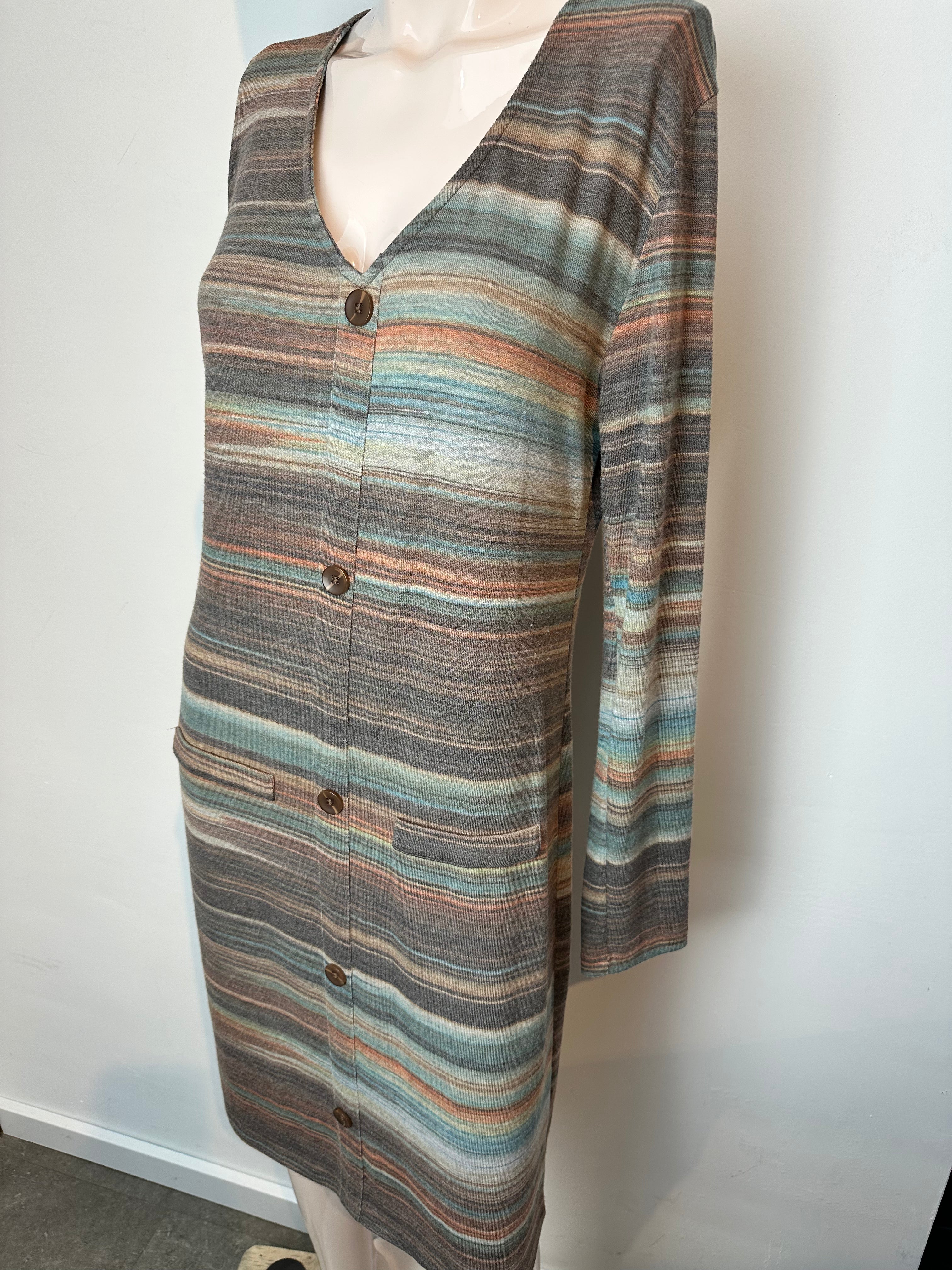 Sophia Perla gestreepte jurk maat XL