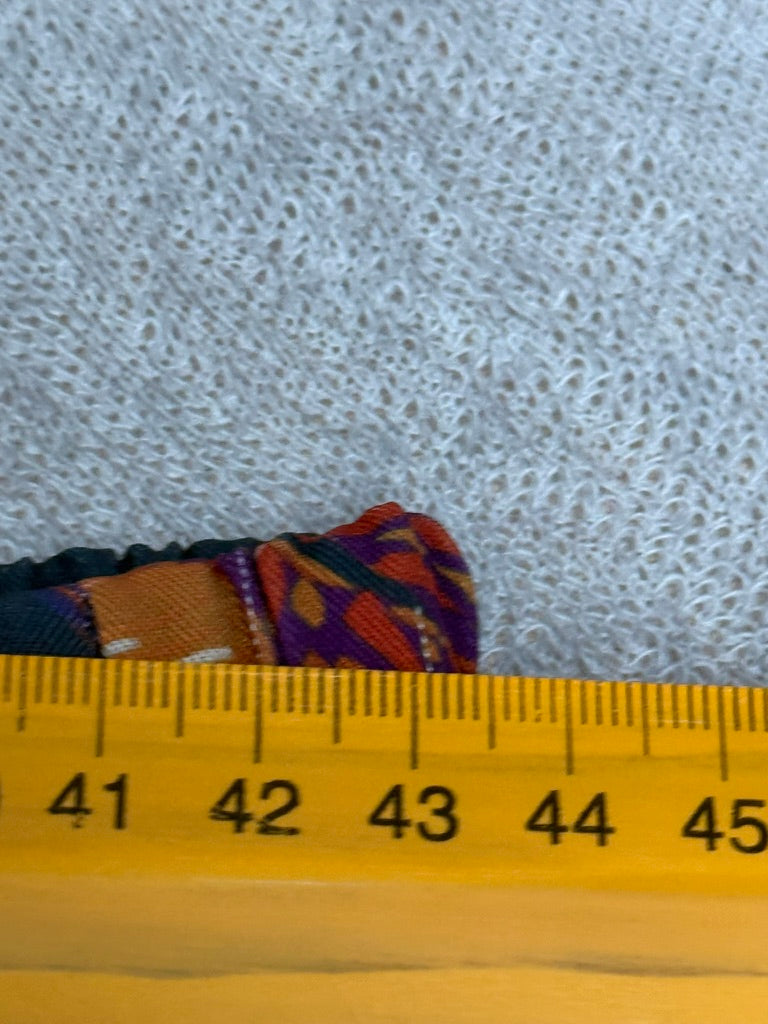 Four Roses - Broek - tropische bladerprint, wijde rechte pijpen, soepele stof - XL