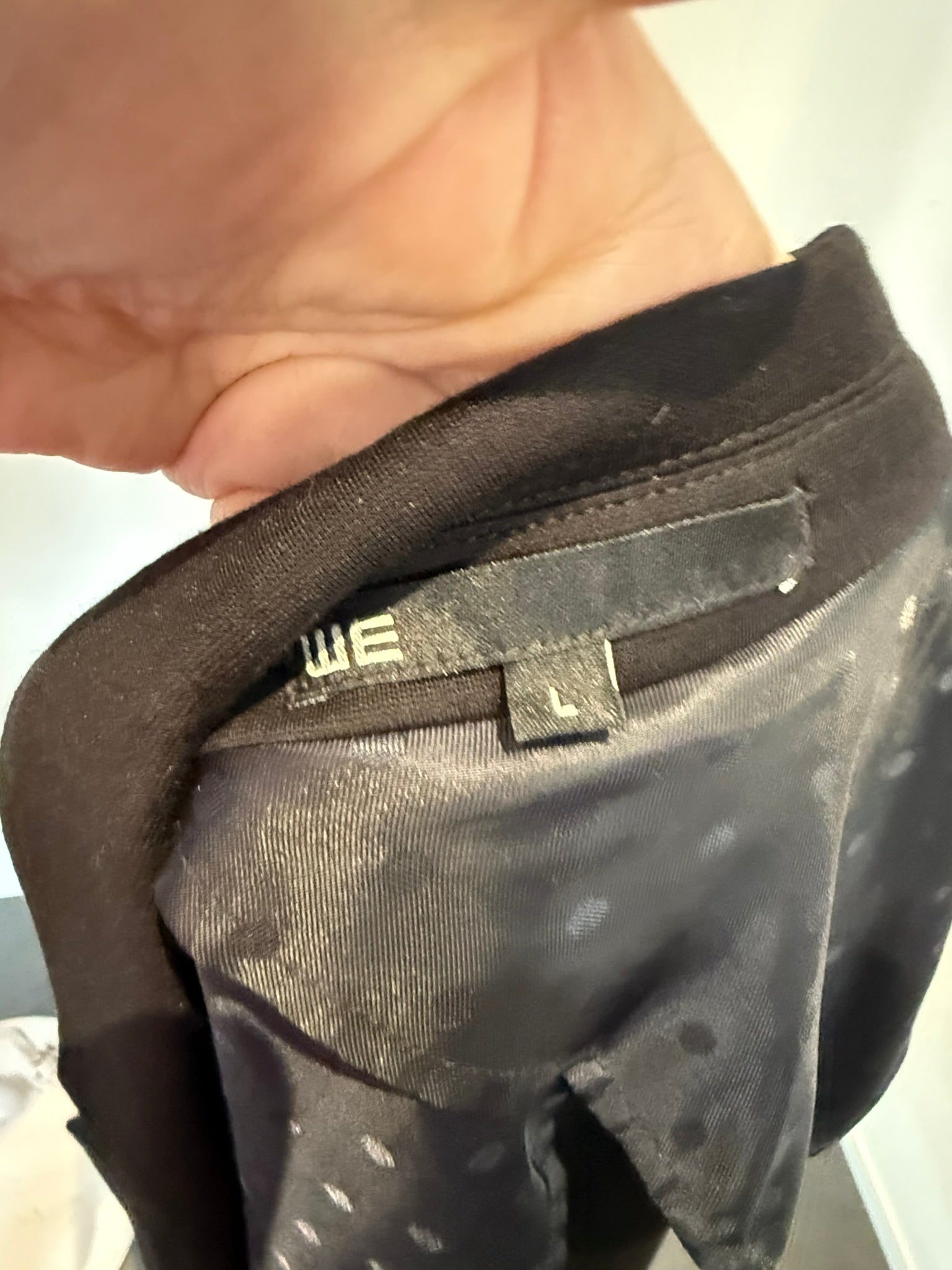 WE - Blazer - zwart, getailleerd, enkele knoopsluiting - L