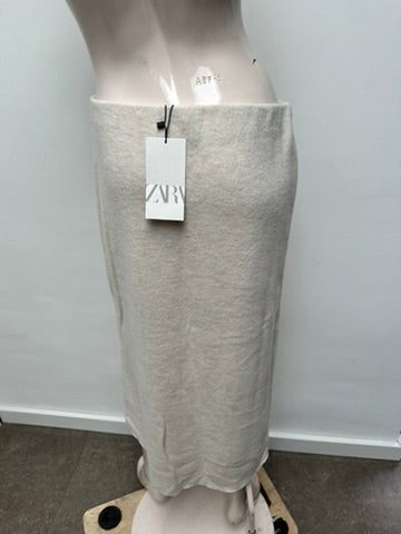 Zara Rok maat L beige