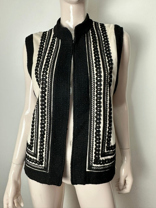 Harper & Yve gilet zwart/wit maat M