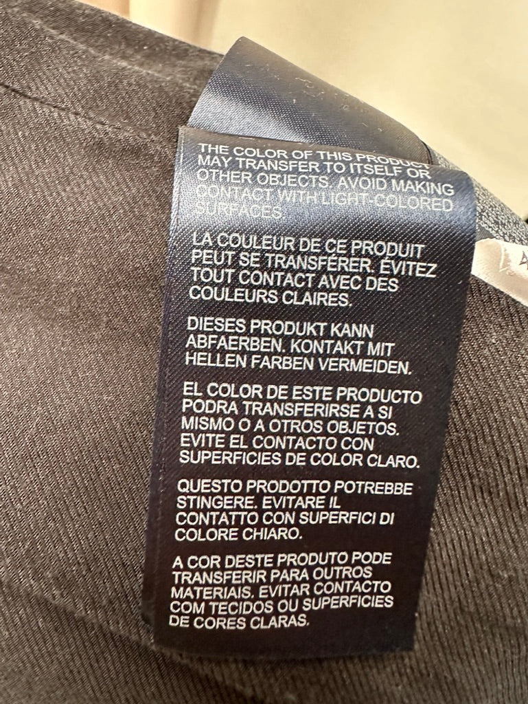 Tommy Hilfiger blauw leren biker jasje maat XS