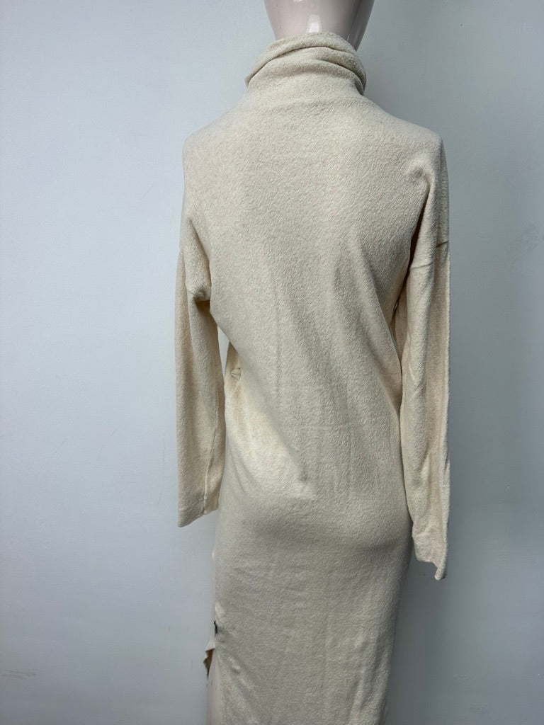 PENN& INK NY - Jurk - crème, col, midi-lengte - S