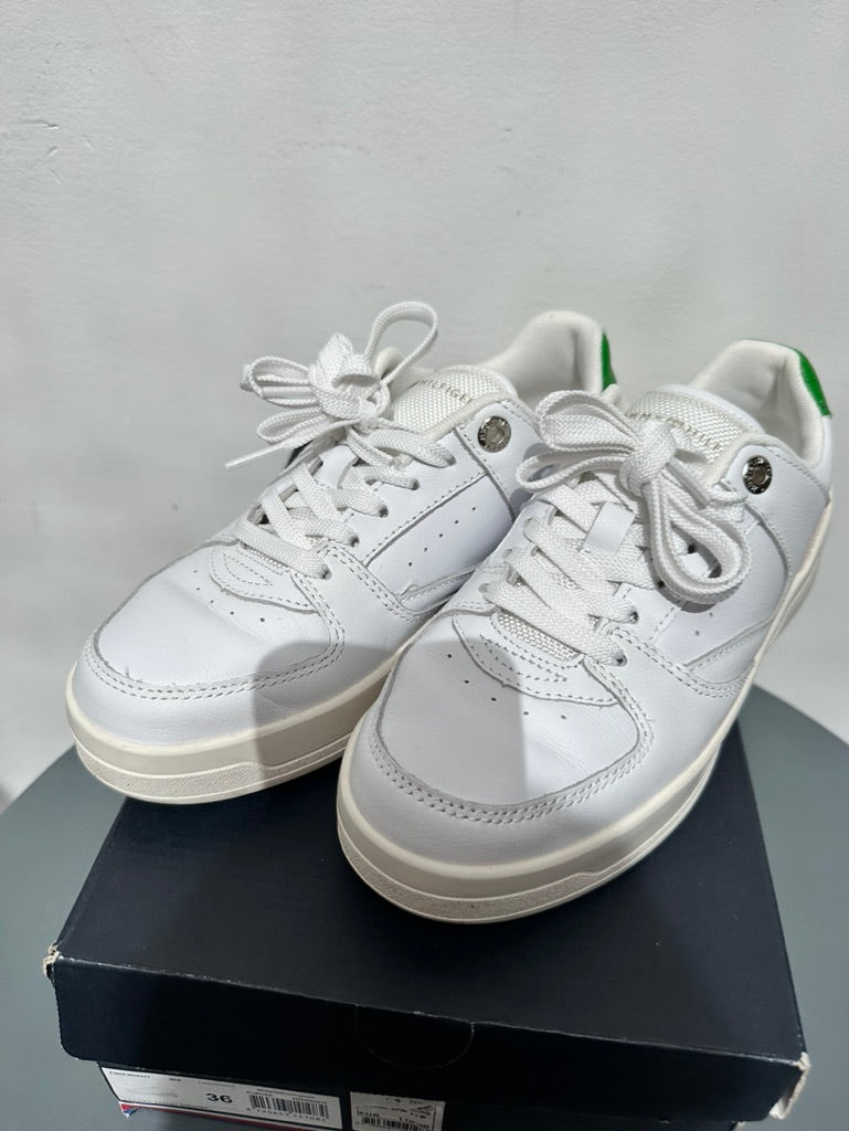 Tommy Hilfiger sneakers wit/groen maat 36