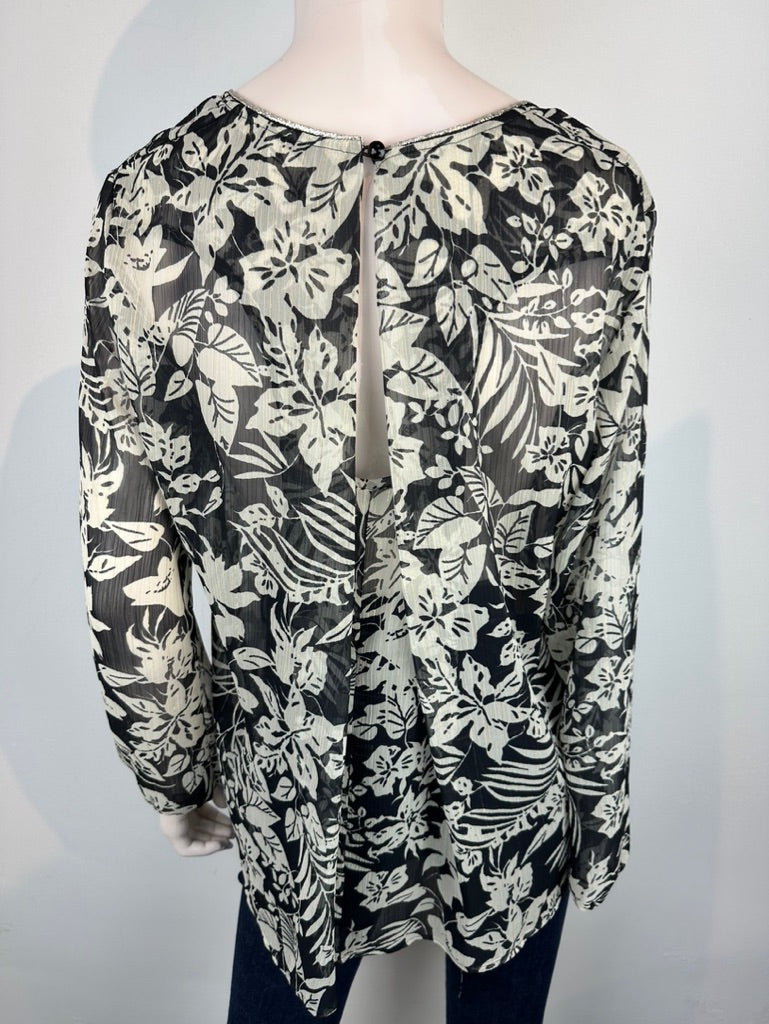 Maria Mero gebloemde blouse maat 36