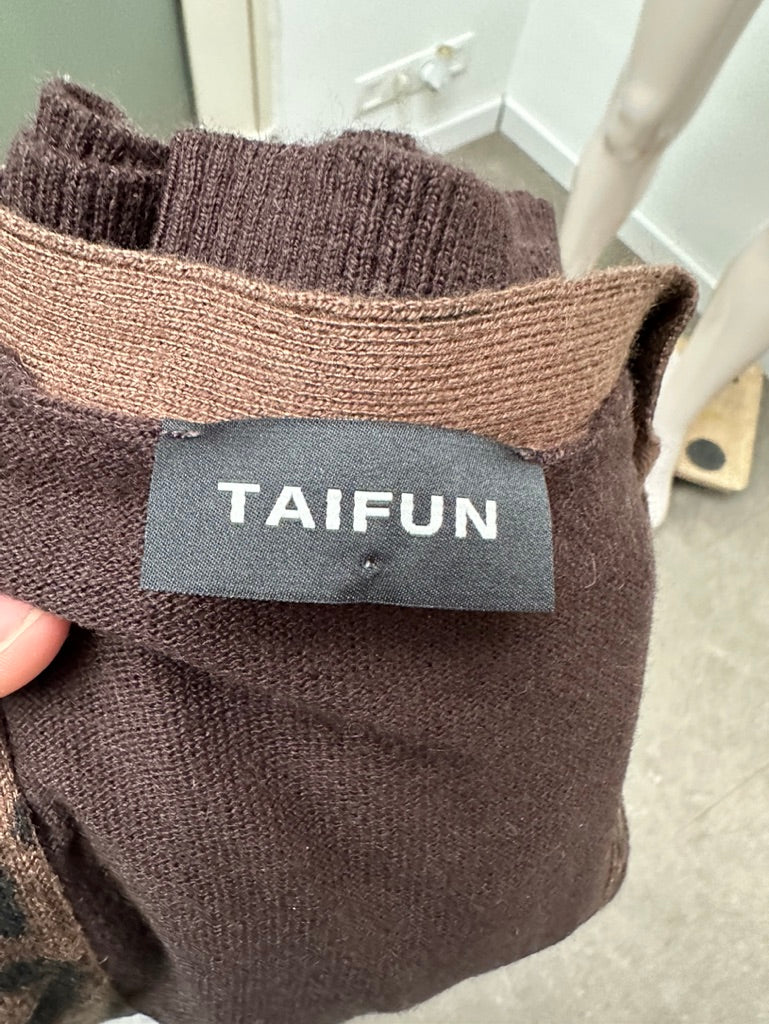 Taifun Vest maat 40 bruin/zwart