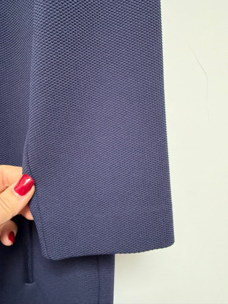Betty Barclay - Jurk - diepblauw, 3/4 mouw, ronde hals - M