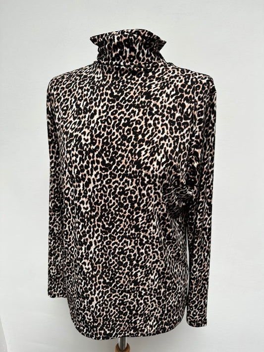 Marc Cain Zwart met Beige Coltrui Maat 6