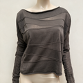 Sarah Pacini Longsleeve maat ONE SIZE Donkergrijs