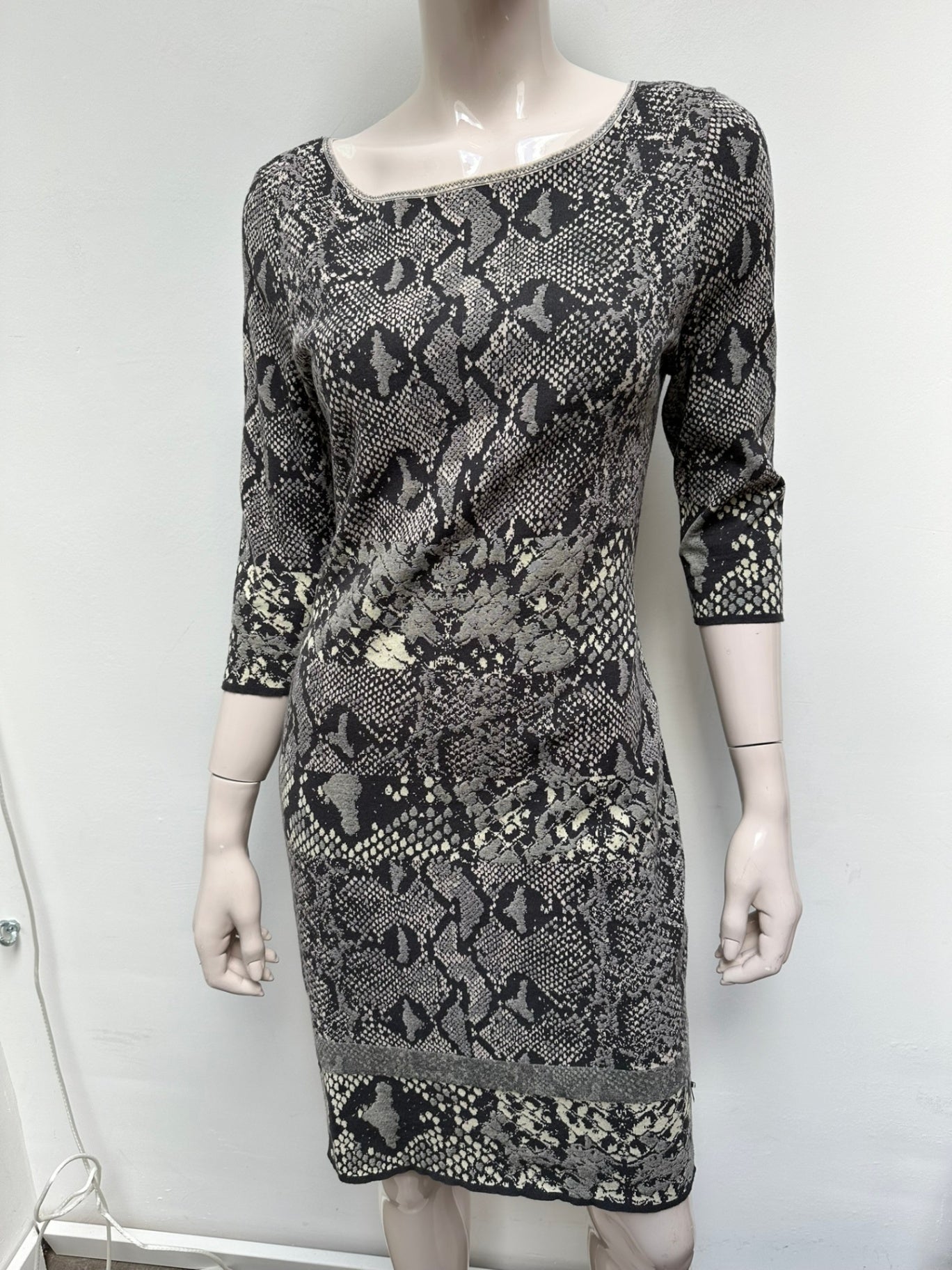 Marc Cain Jurk maat N3 zwart, beige