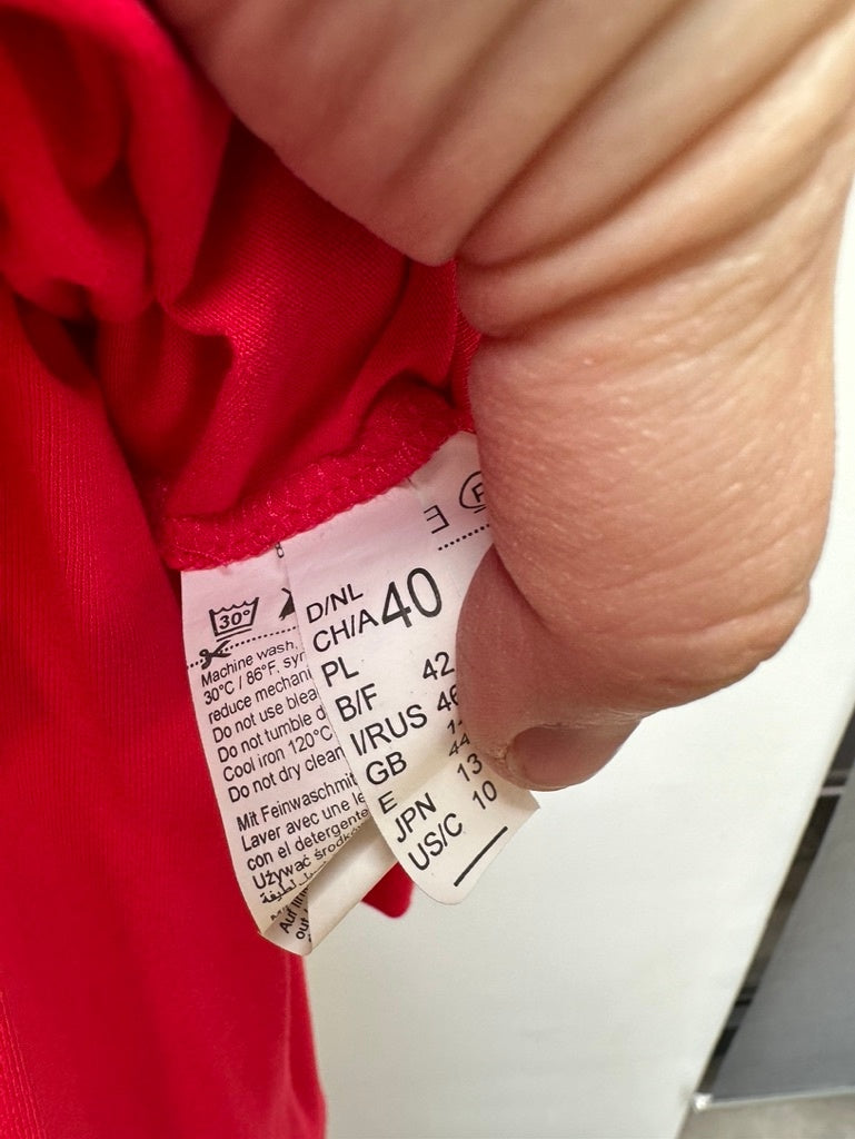 Taifun Top met vestje maat 40 rood