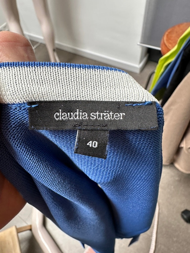 Claudia Sträter Vest maat 40 blauw