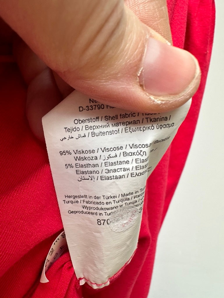 Taifun Top met vestje maat 40 rood