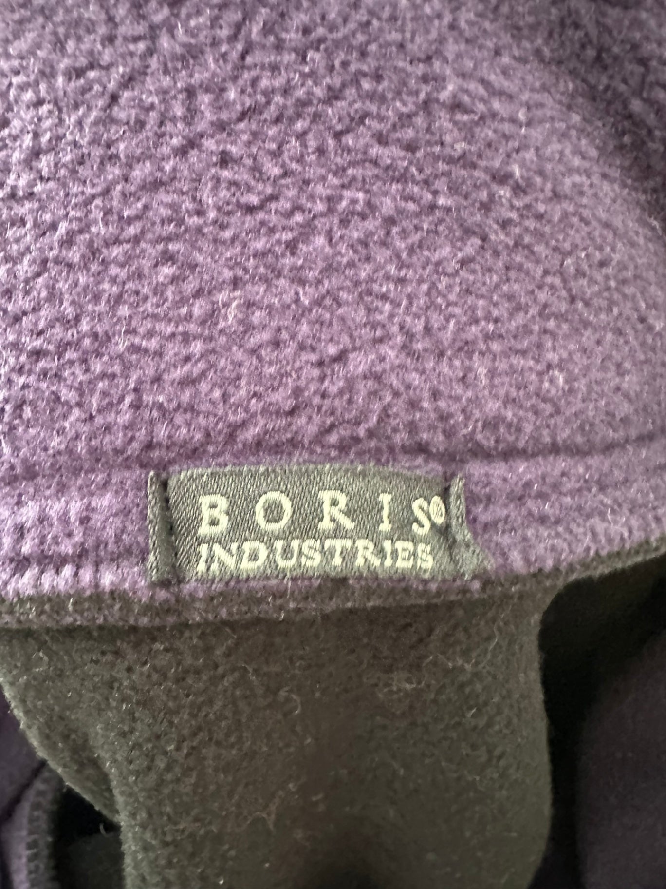 Boris Industries Vest maat M paars