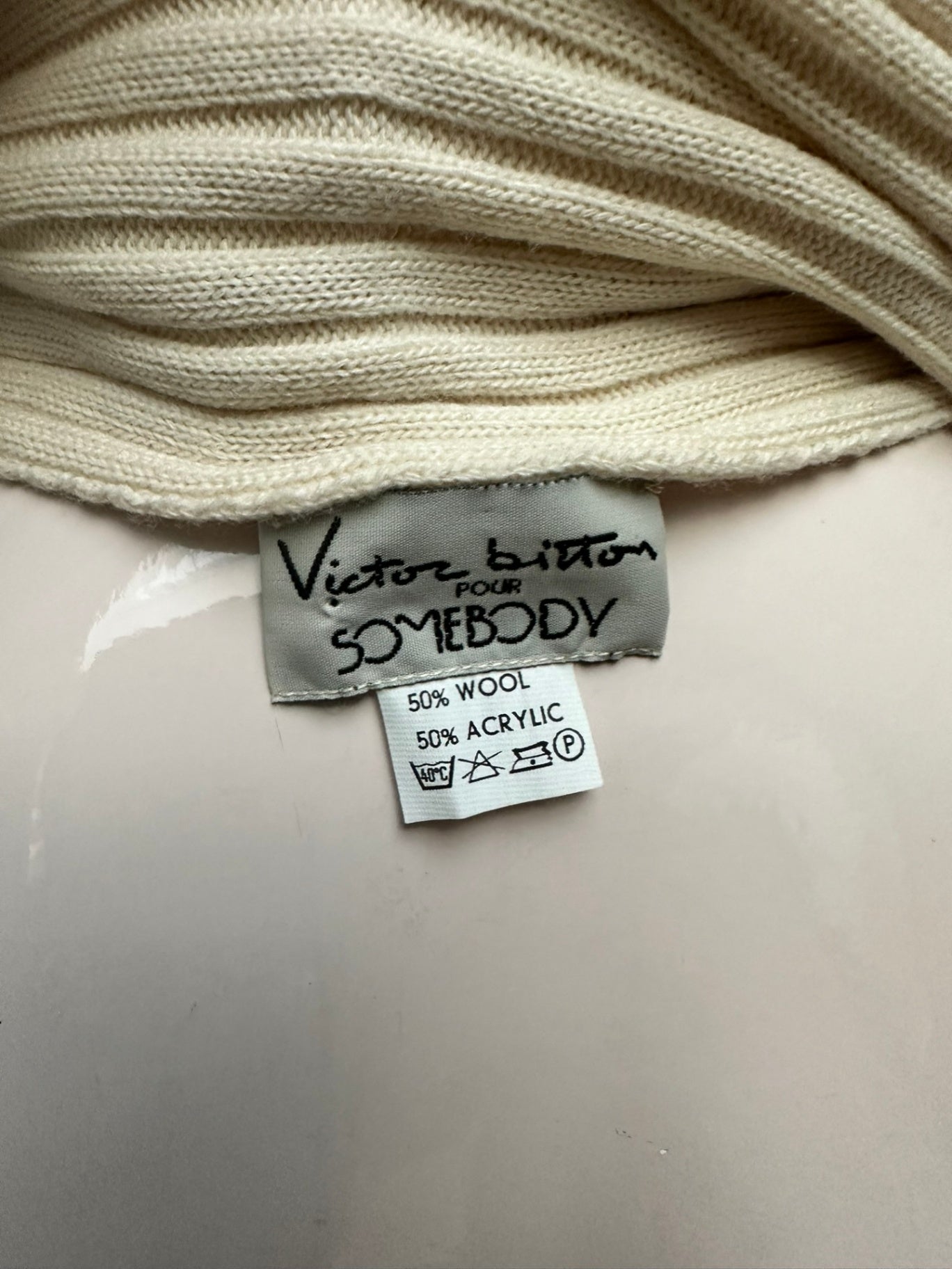 Victor Bitton Sjaal maat one size creme