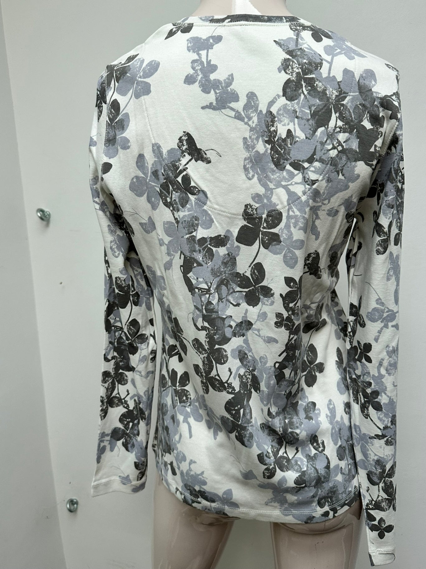 Olsen Longsleeve maat 40 wit; grijs