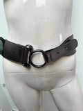 Signe Nature riem 90 cm zilvergrijs