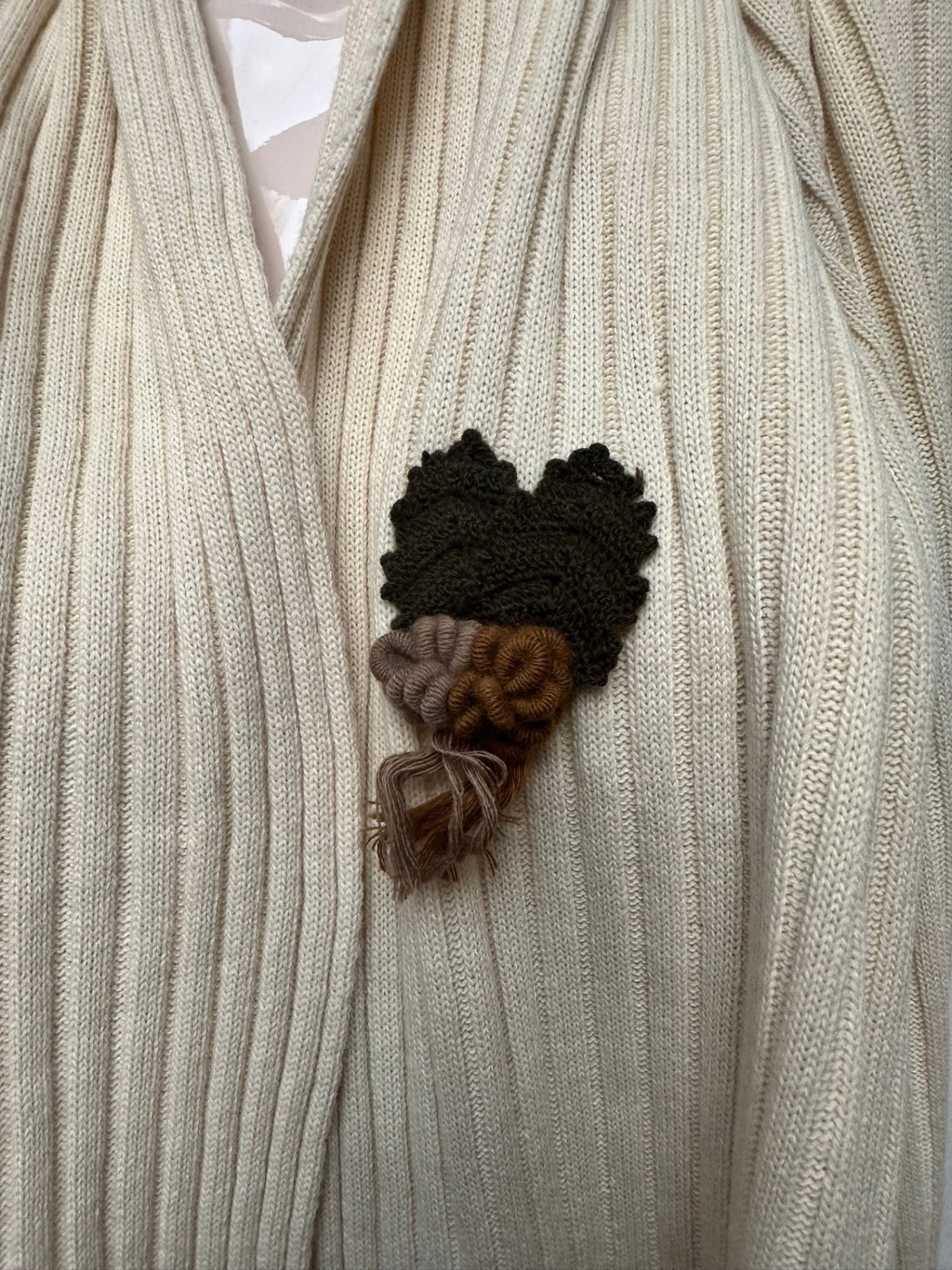 Victor Bitton Sjaal maat one size creme