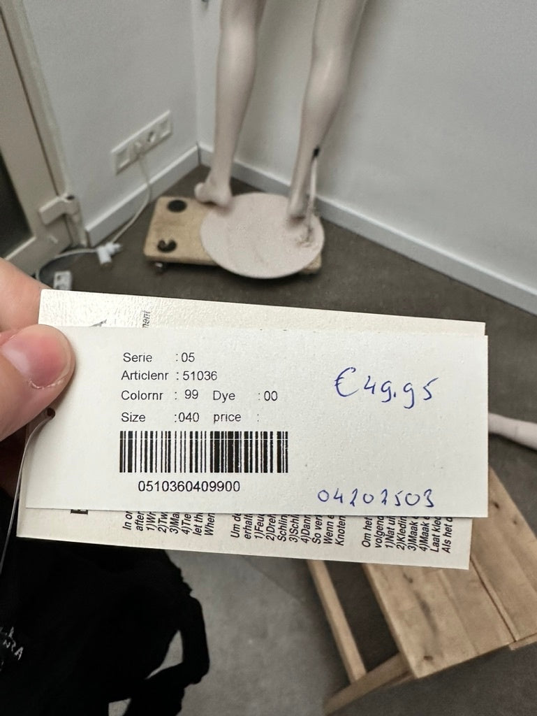 Bandolera Top maat 40 zwart