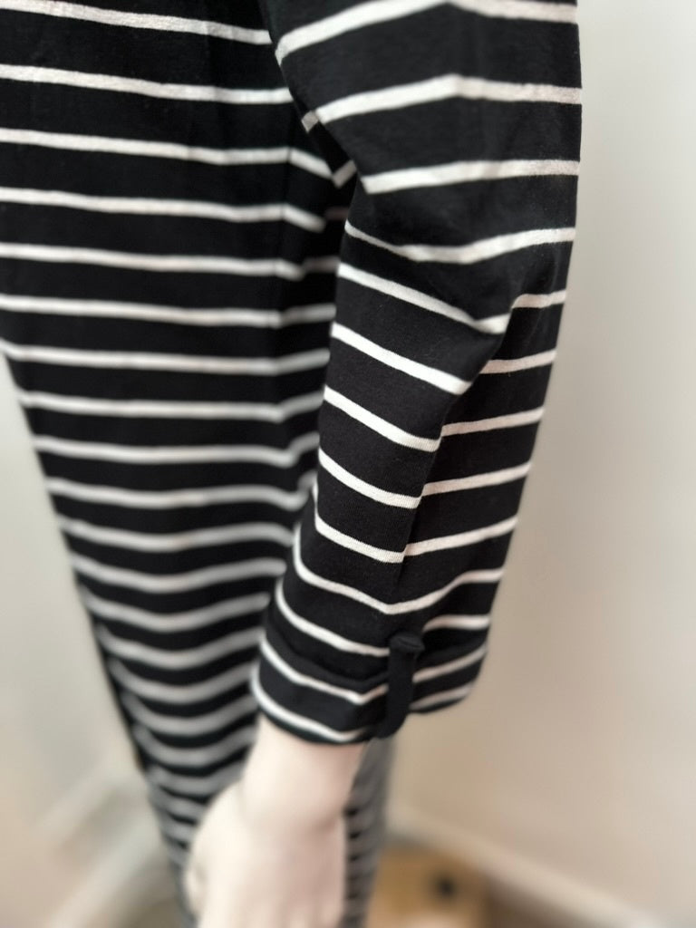 Claudia Sträter Jurk maat 40 zwart/wit