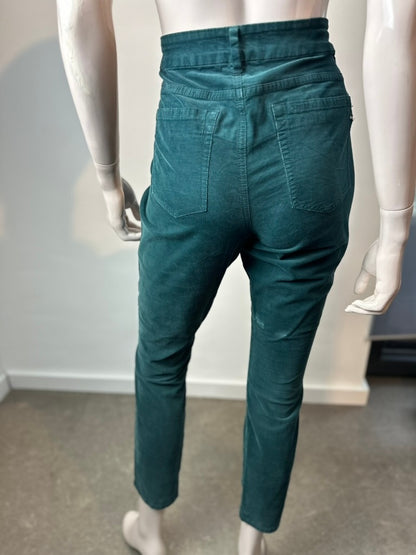 Marc 'o Polo Broek maat 30-32 groen velours