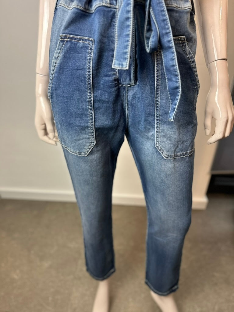 Zoso Jumpsuit maat M jeansblauw