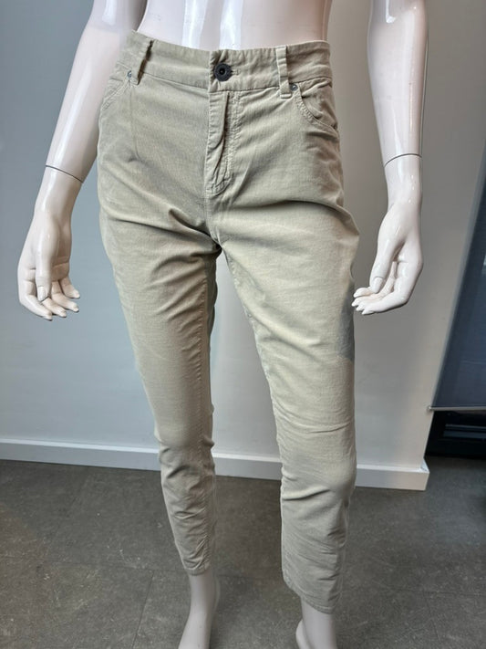 Marc 'o Polo Broek maat 30-32 beige velours