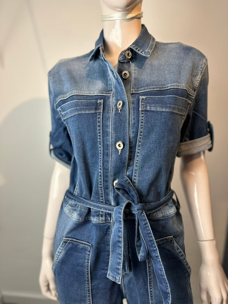 Zoso Jumpsuit maat M jeansblauw