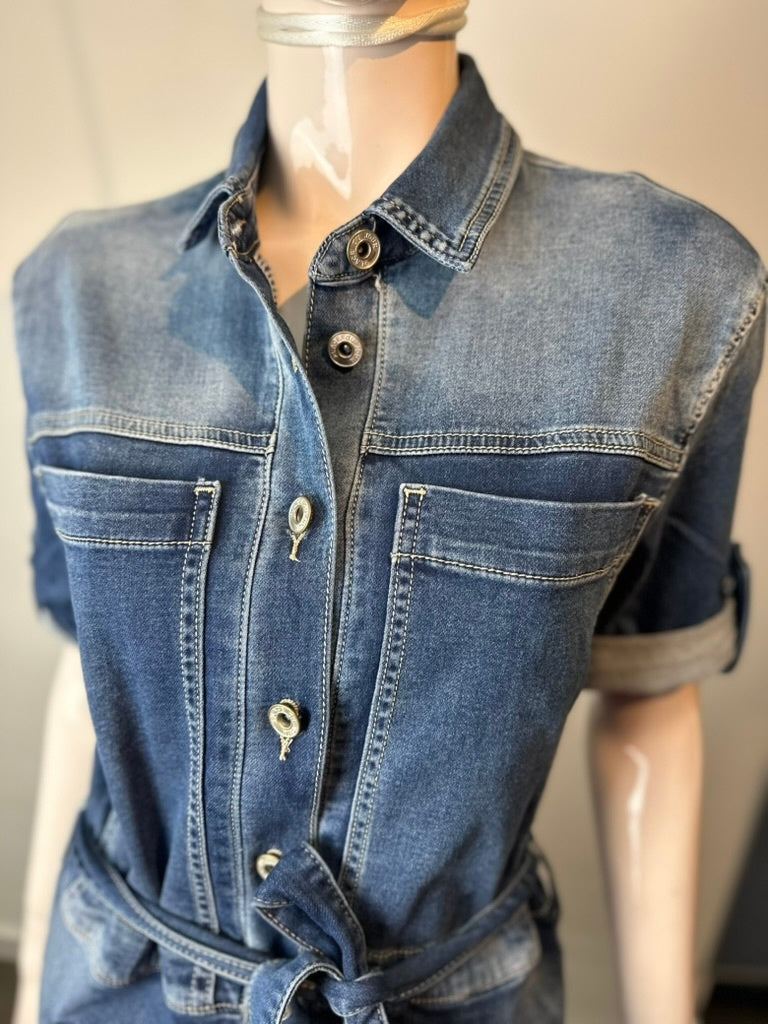 Zoso Jumpsuit maat M jeansblauw