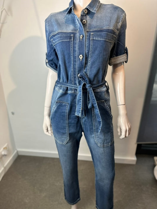 Zoso Jumpsuit maat M jeansblauw