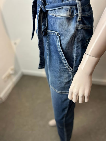 Zoso Jumpsuit maat M jeansblauw