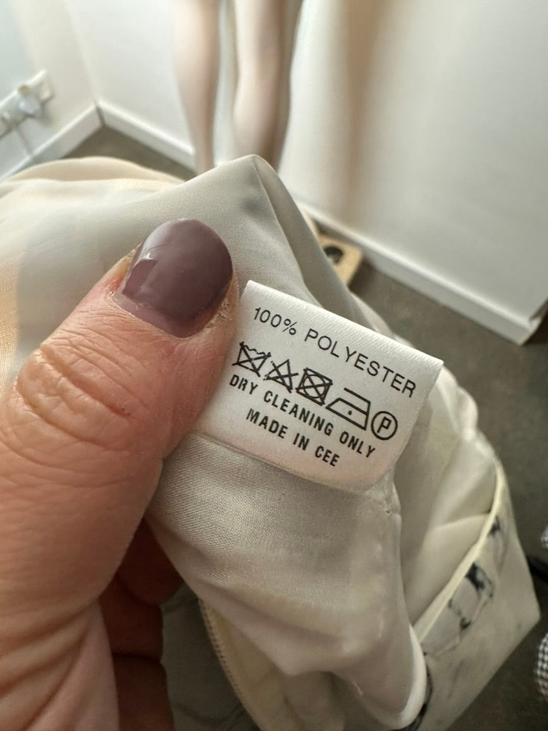 Natan Jurk maat FR44 (40) beige, zwart