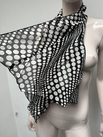 Bandolera Sjaal maat zwart; wit