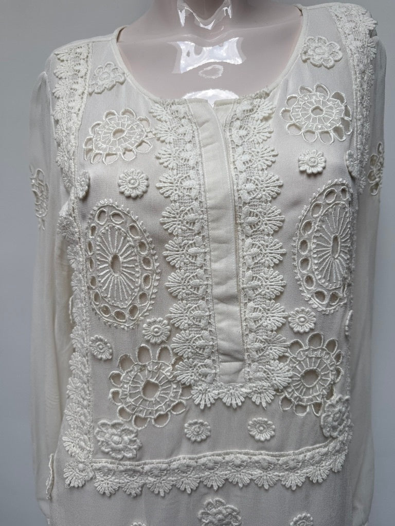 Stroke Blouse maat 38 creme