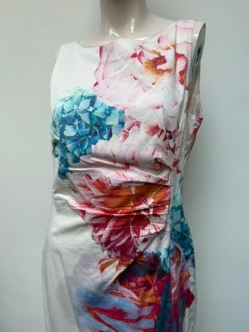 Marc Cain Jurk maat N4 meerkleurig; wit